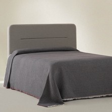 Ecocotton Muna Çift Kişilik Yatak Örtüsü %100 Organik Pamuk Inject Bordo-Antrasit 230X250 cm