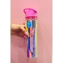 My Little Pony Koleksiyonu Çift Cidarlı Pipetli Kulplu Plastik Şişe