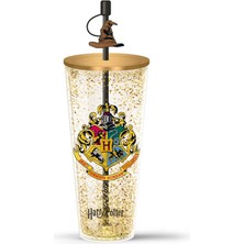 Harry Potter Lisanslı Çift Cidarlı Pipetli Plastik Şişe