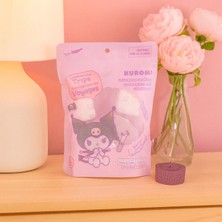 Sanrio Lisanslı Kuromi Sıkıştırılmış Havlu Seti