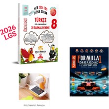 Sinan Kuzucu 8.sınıf Ilk Doz Türkçe Deneme + Formula 1 Paragraf Set Priz Tutuculu