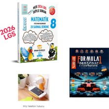 Sinan Kuzucu 8.sınıf Ilk Doz Matematik Deneme + Formula 1 Paragraf Set Priz Tutuculu