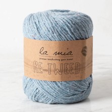 La Mia Re-Tweed Mavi Melanj El Örgü Ipi - L106 - 34409
