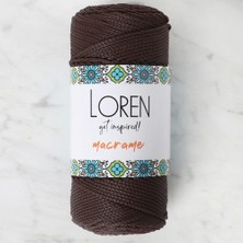 Loren Macrame Kahverengi El Örgü Ipi - Rm 0210 - 34338