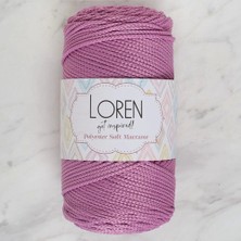 Loren Polyester Soft Macrame Gül Kurusu El Örgü Ipi - LM021 - 34450