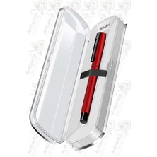 Karnaval Roller Mavi Pilot Kalem Kırmızı Renkli Kristal Hediye Kutulu 1 Adet Hediye Kutulu Roller Pilot Kalem