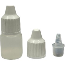 Ziylan 5 ml Pe Aseton Şişesi, 10 Adet,Plastik Damlatmalı Şişe