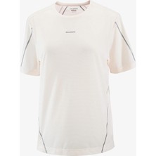 Salomon Shakeout Core Kadın Koşu Tişört Whisper White LC2660600