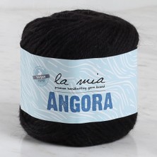 La Mia Angora 50GR Siyah El Örgü Ipi - L006 - 33810