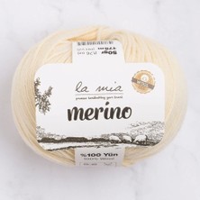 La Mia Merino Krem El Örgü Ipi - L075 - 33777