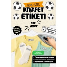 Kıyafet Etiketi - Okul Kıyafetlerine Kişiye Özel 30 Saniyede Kolay Uygulama Yıkanabilir -Beşiktaş