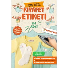 Kıyafet Etiketi - Okul Kıyafetlerine Kişiye Özel 30 Saniyede Kolay Uygulama Yıkanabilir -Küçük Prens