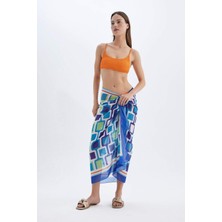 DeFacto Regular Fit Desenli Vual Pareo-Fall in Love D2745AXNS