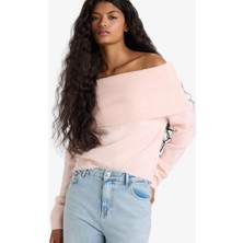 DeFacto Regular Fit Açık Omuz Triko Kazak F3029AX25WN