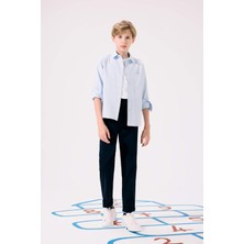 DeFacto Erkek Çocuk Düz Paça Gabardin Okul Pantolonu U3254A625AU