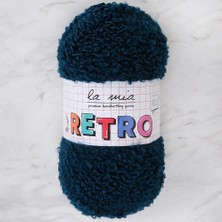 La Mia Retro Petrol Mavisi El Örgü Ipi - LM5206