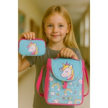 Kaukko Toys Unicorn Beslenme Çantası ve Kalem Çantası