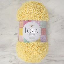 Loren Lamb Sarı El Örgü Ipi - R031