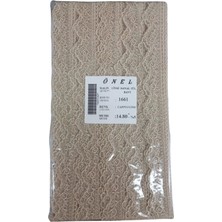 Dantel Polyester Sanal Tül Bant Cappucino 14,80 Metre En 6 cm ON-1661-C