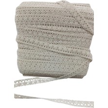 Kopanaki Dantel En 1 cm Göz Model Krem 10 Metre