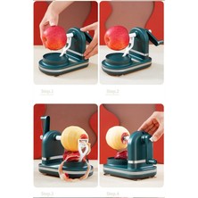 Çok Fonksiyonlu Meyve Soyma Makinesi Otomatik Meyve Soyucu Pratik