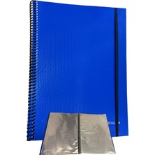 Spiralli Telli Sunum Dosyası 40'lı Lacivert