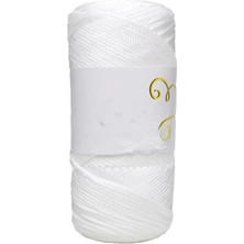 Makrome Ipi 3mm Polyester Beyaz