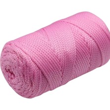 Makrome Ipi 3mm Polyester Pembe