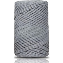 Pamuk Makrome 2 mm Gri