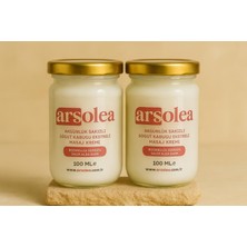 Arsolea Bitkisel Masaj Kremi/akgünlük Sakızı, Söğüt Kabuğu, Kafur, Mentol, Kas Kremi 2li Set