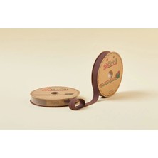 Biye Koton Katlı D38 Kahverengi 2 cm 25 Metre %65 Koton %35 Polyester