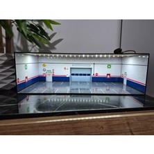 20 Araçlık Hotwheels Garaj Diorama 1.64 Ölçek