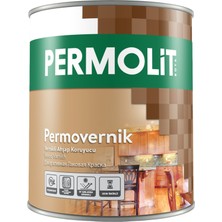 Permolit Permovernik Vernikli Ahşap Koruyucu 0,75L - 2,5l | Doğal Görünümlü Renkli Ahşap Koruma Verniği, Iç ve Dış Mekan Için Vernik, Yüksek Uv Dayanımı