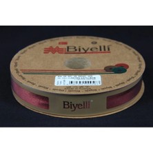 Biye Saten Katlı 059 Koyu Kiremit 2 cm 25 Metre %100 Polyester