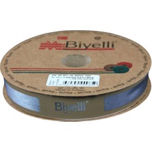 Biye Saten Katlı 086 Gri 2 cm 25 Metre %100 Polyester