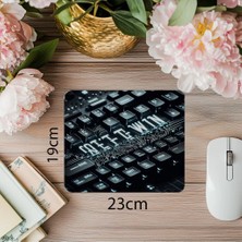 Luluyen Sade Ama Etkili Kodcu Mouse Pad Tasarımı - 19X23 cm 2 mm Dikdörtgen Ithal Baskılı Mouse Pad