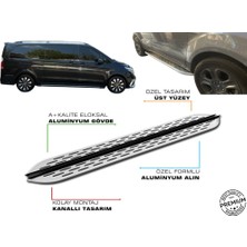 Mercedes Vito W447 Camlı Van Uzun Şase Araca Özel Prv1 Yan Basamak 2016 2017 2018 2019 2020 2021 2022 2023 2024