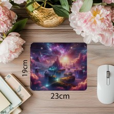 Luluyen Hayal Gücünü Yansıtan Uzay Mousepad - 19X23 cm 2 mm Dikdörtgen Ithal Baskılı Mouse Pad