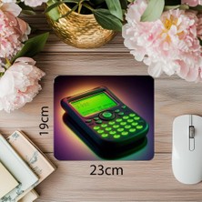 Luluyen Glowing Ekranlı Pager Mousepad – 90’lar Havası - 19X23 cm 2 mm Dikdörtgen Ithal Baskılı Mouse Pad
