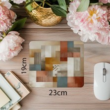 Luluyen Sıralı Renk Şeritleri ile Mouse Pad - 19X23 cm 2 mm Dikdörtgen Ithal Baskılı Mouse Pad