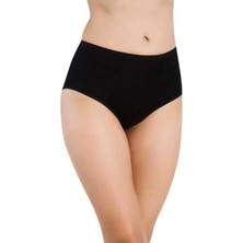 Kadın Siyah Bambu Nefes Aldıran  6'lı Paket Külot