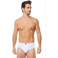 Erkek 12'li Paket Pamuk Kom Slip Külot