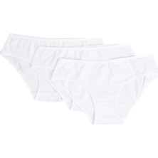 Siyah 3'lü Paket Kadın Cover Slip Külot %100 Pamuk