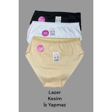 3'lü Lazer Kesim Iz Yapmaz Külot Iç Çamaşırı