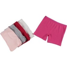 Kız Çocuk Pembe Düz Likralı Boxer