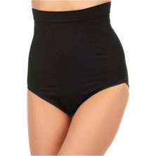 Kadın Beyaz Korseli Yüksek Bel Külot 1008