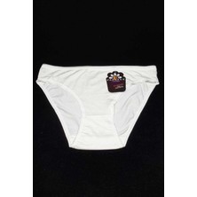 Kadın Beyaz Modal Bikini Külot 6 Lı 1850
