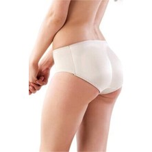 Kadın Beyaz Popo Şekillendirici Destekli Silikonlu Külot 1901