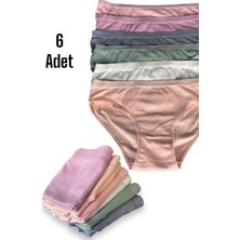 6'lı Dondeza Raporlu Pastel Renk Kadın Külot Bikini Bato