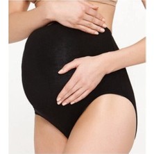 Kadın Siyah Pamuklu 3'lü Hamile Külodu